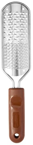 Hörnhudfil fötter – 28 cm pedikyrskrubbningsverktyg, metallfotvårdsskrapa, peeling rasp för grov hud, hälreparation utjämning instrument för hård, död hud, häl