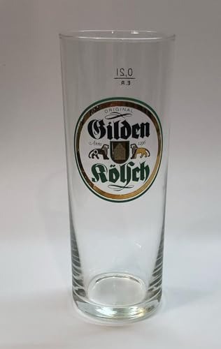 Gilden Kölsch Vasos de 0,2 l, vasos de cerveza, vasos de cole, vasos de bar, juego de 1