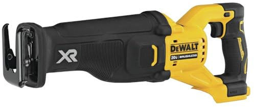 DEWALT Sierra recitadora sin escobillas XR® de 20 V MAX* con Power DETECT™ (solo herramienta) (DCS368B)