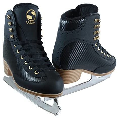 Jackson Softec Nova Eiskunstlaufschuhe, Damen, Größe 44, Schwarz