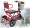 FANGZHL Rollatoren Für Senioren,3-Rad-Mobilitätsroller,Elektromobil Seniorenmobil,Elektro Dreirad Fahrrad,Leichter Reisemobilitätsroller,Für Ältere Menschen Und Behinderte red