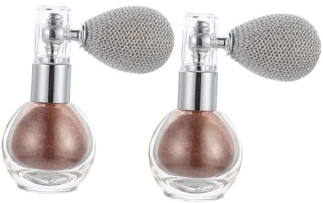 OFFIGAM 2stücke Glitzer Körperpuder Spray Funkenstaub Makeup Sprühflasche Für Strahlende Akzente Für Besondere Anlässe Und Beauty-experimente