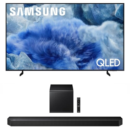 Samsung QN75Q8FAAFXZA 75 Inch Class QLED Q8F 4K Vision AI Smart TV with a HW-Q800F Q Series Soundbar 5.1.2 Ch Subwoofer (2025)