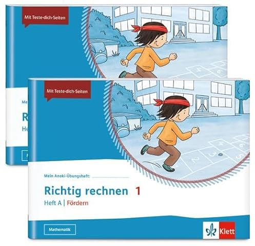 Paket Richtig rechnen 1. Fördern: 2 Hefte im Paket: Richtig rechnen A | Fördern| Richtig rechnen B | Fördern Klasse 1 (Mein Anoki-Übungsheft)