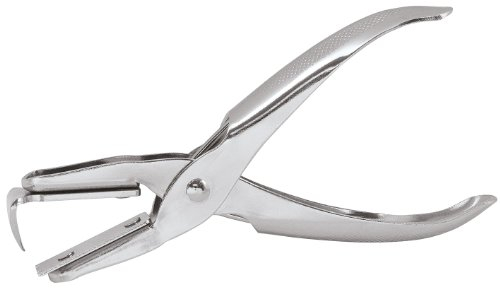 Wedo 1031571 Enthefterzange Zack, geeignet für alle Heftklammern, Länge 12,8 cm, vernickelt