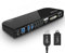 WAVLINK Estación de Acoplamiento Universal para portátil USB 3.0 con Doble Pantalla HDMI y DVI/VGA con Gigabit Ethernet, 6 Puertos USB, Audio para portátil, más eficiente Oficina en casa