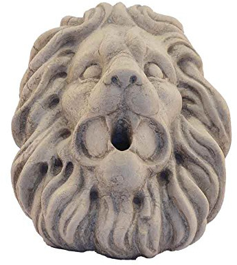 Arte 2000 - leone per fontana in marmo giallo d'istria scolpito a mano - art_ma-26-gi