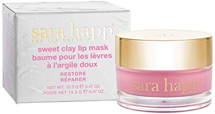 Sara Happ Lippenmaske, Feuchtigkeitsspendende Lip Mask Für glatte und weiche Lippen, aus hochwertigem Bentonit Ton und Shea Butter, frei von Parabenen, tierversuchsfrei, 13,3g
