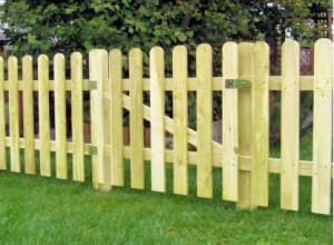 ITALFROM Barrera de Madera de Pino con láminas para Valla – Dimensiones: L 100 cm x H 100 cm