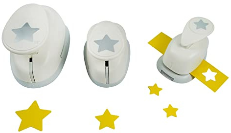 Motivstanzer Set Stern, 3 Stk.
