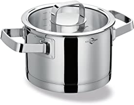 Küchenprofi COOK - Kochtopf SAN REMO 16 cm | Höhe 10 cm | 2 L | Kochtopf Induktion | Für alle Herdarten | Sicherheitsglasdeckel