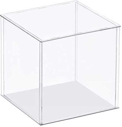 sourcing map Transparente Vitrine, Acrylbox, Montage, transparent, staubdicht, 35 x 30 x 35 cm, für Sammlerstücke, Basteln