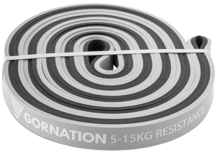 GORNATION Fitnessbänder, Widerstandsbänder für Fitness, Calisthenics, Krafttraining & Home Gym, Resistance Bands, Klimmzughilfe, Pull Up Bands, Klimmzugband Einzeln/Sets (inkl. Türanker)