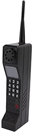 90s Phone Prop, Black Iron Retro Old Fashioned Brick Cell Phone Ornament for 80s 90s Party Home Living Room Decor Desktop Decorations Photography Props