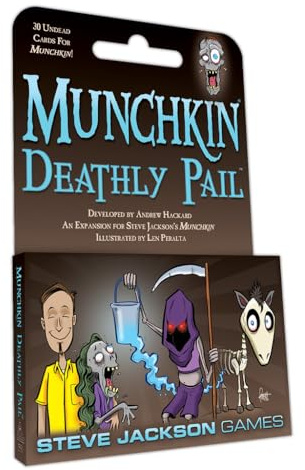Steve Jackson Games | Munchkin Deathly Pail | Fast-Paced Card Game Expansion for 3 to 6 Players | Ages 10 and Up | English