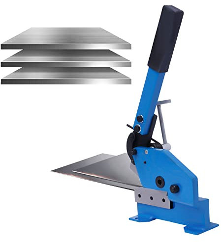 Hand Lever Shear Metal Cutter Tool Manual Shearing Machine Sheet Cutting Hand Sheet Guillotine Scissor Cutter (Cutting Width 125mm)