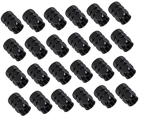 CALLARON 4sets Auto Reifen Ventil Kappen Aluminium Legierung Universal Fit 24 Stücke * 4