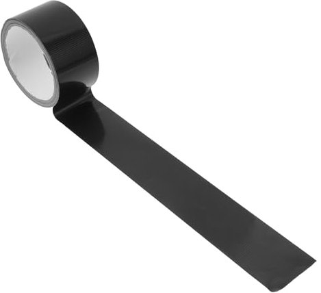 NIYANGLE 2 Rolls Duct Tape for Carpet Repair Black Adhesive Tapes 5cm x 10m No Trace Single Sided Tape Strong Adhesion Diy Craft Tape