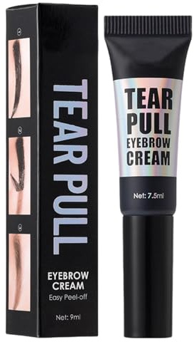 Gel pour sourcils – Peel Off rehausseur de sourcils longue durée, gel sculptant les sourcils | Gel volumateur à construire pour sourcils, Mascara à sourcils imperméable et résistant à la sueur, nature