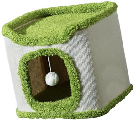 Sharplace Lit Couvert pour Chat, Grotte, Protection de Meubles, avec Cube à Billes, pour Plusieurs Petits Animaux de Compagnie, Chats d'intérieur, Une Seule Couche