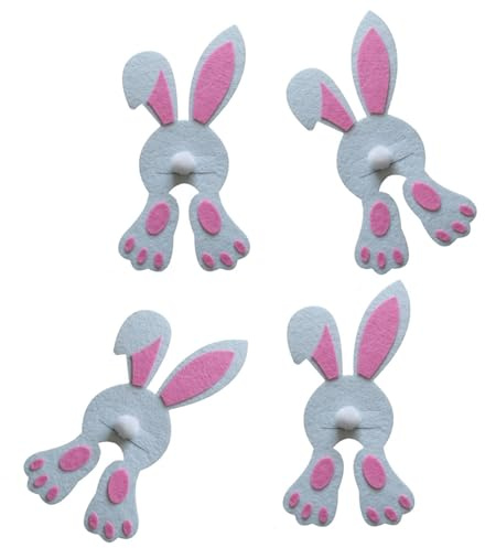 Whltzf 4 Eassiers Taglierina E Forcella Tasca Sacca da Posate con Cotelle A Forma Argenteria Organizzatori Pentole Organizzatori Decorazione A Forma Coniglio Tasca per Posate Decorazioni