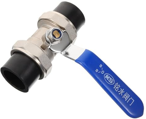 HANABASS Pe Copper Ball Valve Shut off Valve Adapter for Water Gas Fuel Plumbing Fittings for Air Compressor Quick Connector