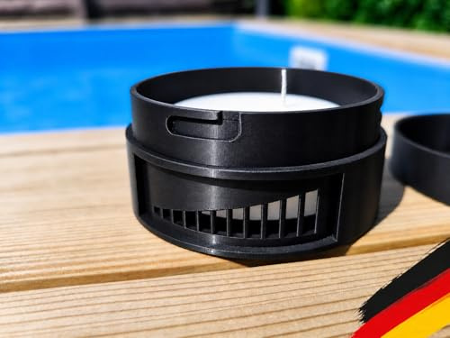 Millzev FlowControl – Innovativer Chlor-Dosierer für den Skimmer | Präzise Dosierung | UV-beständiges ASA | Eingetragenes Design - Made IN Germany