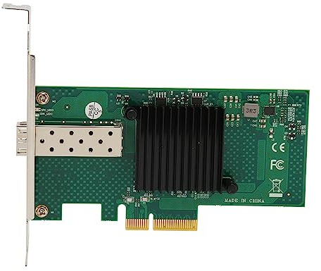 Carte Réseau Pcie LC, Fibre Optique pour Serveur, Adaptateur pour Serveur Pci Express X4, Adaptateur Carte Réseau Informatique Cartes Réseau