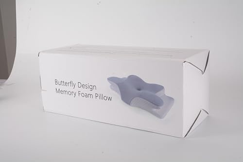 DEUKNICE Memory Foam Pillow, Orthopedic Cervical Pillow, Head Support Cushion, Ergonomic for Side Sleeper, Superior Comfort for Neck Shoulder Pain Sleeping