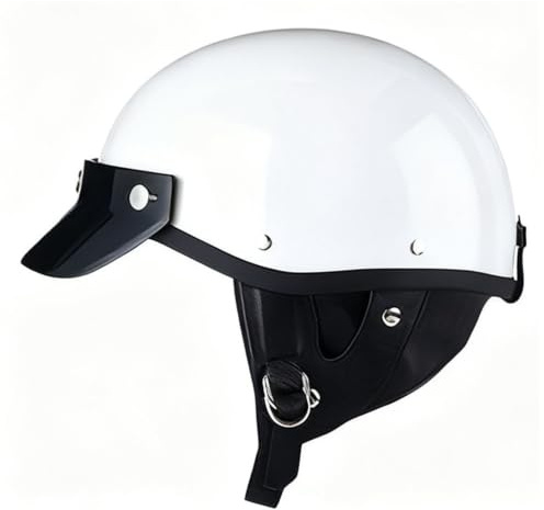 Caschi Jet E Demi-Jet Vintage Casco Mezzo De Scooter DOTECE Omologato Aperto Casco Retrò Moto Con Occhiali Elmetto Scodella Robusto Caschi Cromwell Per Adulti Uomini Donne