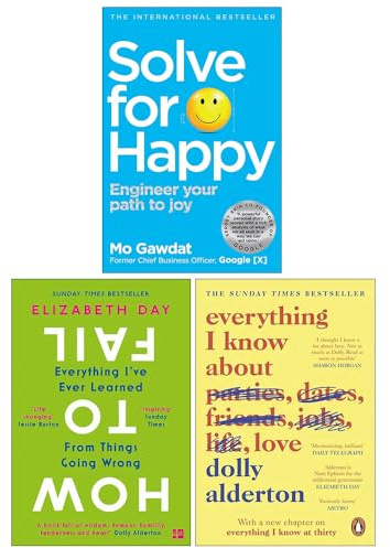 Solve for Happy, How to Fail, Everything I Know About Love 3 Books Collection Set