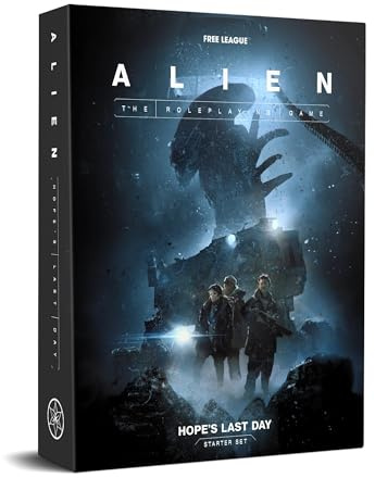 Free League Alien RPG Evolved Starter Set - Sci-Fi Horror Roleplaying Game with Dice and Xenomorph