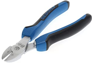 GEDORE Kraft-Seitenschneider für harten Draht/Pianodraht bis 2 mm, 2-K-Griff, gehärtet, Länge 160 mm, 8316-160 JC