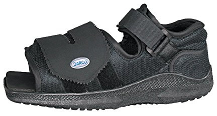 Complete Medical Darco Med-Surg Shoe Black Square-Toe Men's, X-Large, 0.85 Pound