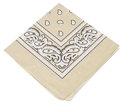 Boolavard TM Ursprüngliche Bandanas 100% Baumwolle (Natural)