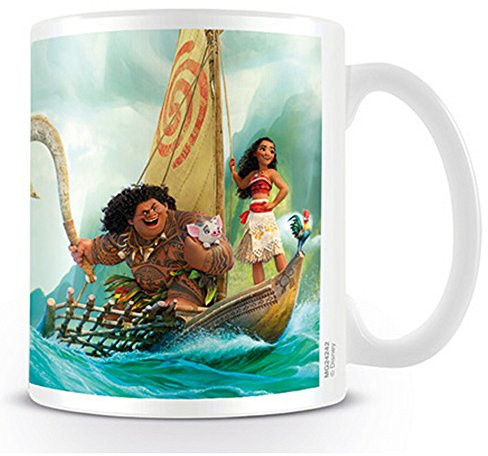 Moana Disney Kaffeebecher Boat weiß, 1 Stück (1er Pack)