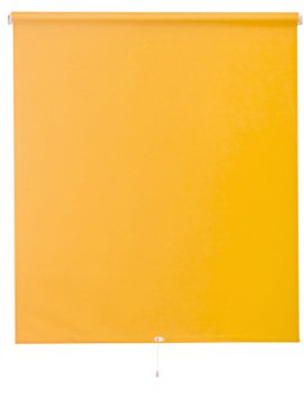 Sunlines HWA10141 Springrollo Verdunklung, Stoff, mandarine gelb/weiß, 82 x 180 cm
