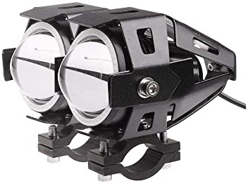 HANSWDEU 2pcs U7 Auto Moto faros LED Niebla U7 LED delantero Spot Light DRL PLEINS FEUX conducción luz de día círculo