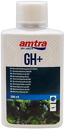 Amtra - Gh + Suplemento De Sales Minerales Para Acuarios De Agua Dulce, 300 Ml