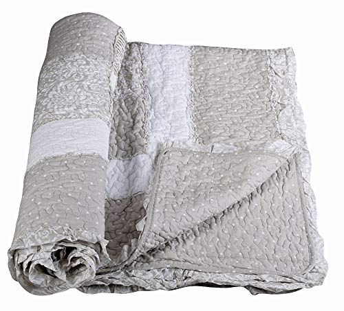 Coperta patchwork 150 x 200 cm, stile rustico, kds030 Palazzo