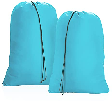 OTraki 2Pz Sacco Biancheria 60 x 80 cm Sacca Vestiti Sporchi Laundry Bag Pieghevole Sacco Panni Sporchi Grandi Sacchetti Vestiti Viaggio per Hotel Dormitorio