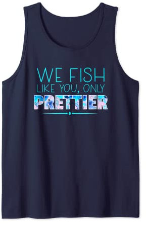 Niedliche Angelbekleidung – Mädchen Angeln Tank Top