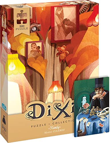 Libellud Dixit Family 500 Bitar Puzzle | Roligt Pussel | Lätt att Rama in | innehåller ett exklusivt Dixit-kort | Ålder 14+ | Skapat av Libellud