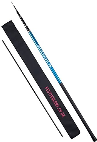Festivology Telescopic Flag Pole Set - 4m