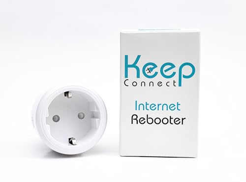 Keep Connect Router Wi-FI Reset Device, Monitor Connettività e Resets When Required. No App Necessary. Se inserisci un numero di telefono Will Invia i testi Upon resets., KC34