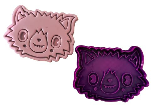 Tagliabiscotti.it - Halloween Lupo Mannaro - Cookies cutter - Formina - Stampo per biscotti o decorazioni torte in pasta di zucchero - 8cm