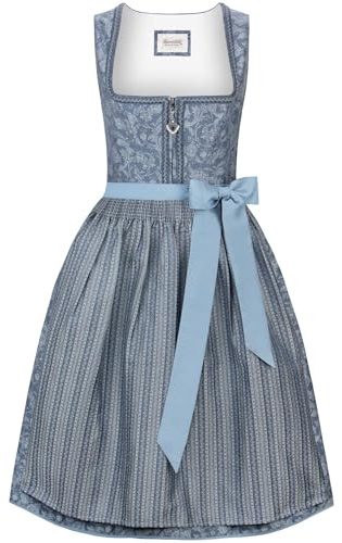 Hemvägg Dirndl Diana, Rökig blå, 42