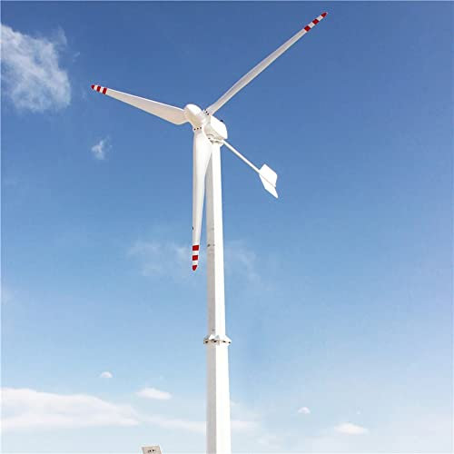 KX-ENERGIE Windkraftanlage 3000W 220V Horizontaler Windgenerator 3KW Permanentmagnetgenerator 3 Blätter Windturbine Freie Energie (220, Volt)