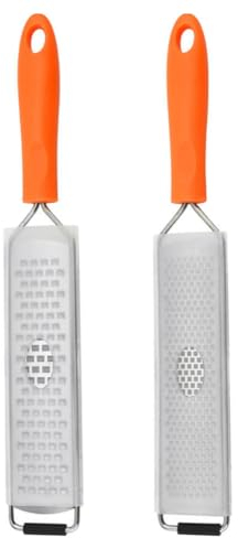 HOLIDYOYO 2pièces Râpe à Légumes Acier Pour Râper Fromage Et Éplucher Fruits Outil Pratique De Cuisine Multifonctionnel