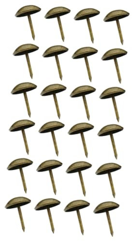 BUGUUYO Chinchetas Tapiceria 200 Piezas Tachuela Redonda Tachuelas Decorativas Clavo Redondo De Latón Clavo De Latón Clavo Antiguo Tachuela De Latón Tachuela Antigua Guata Para Tapizar